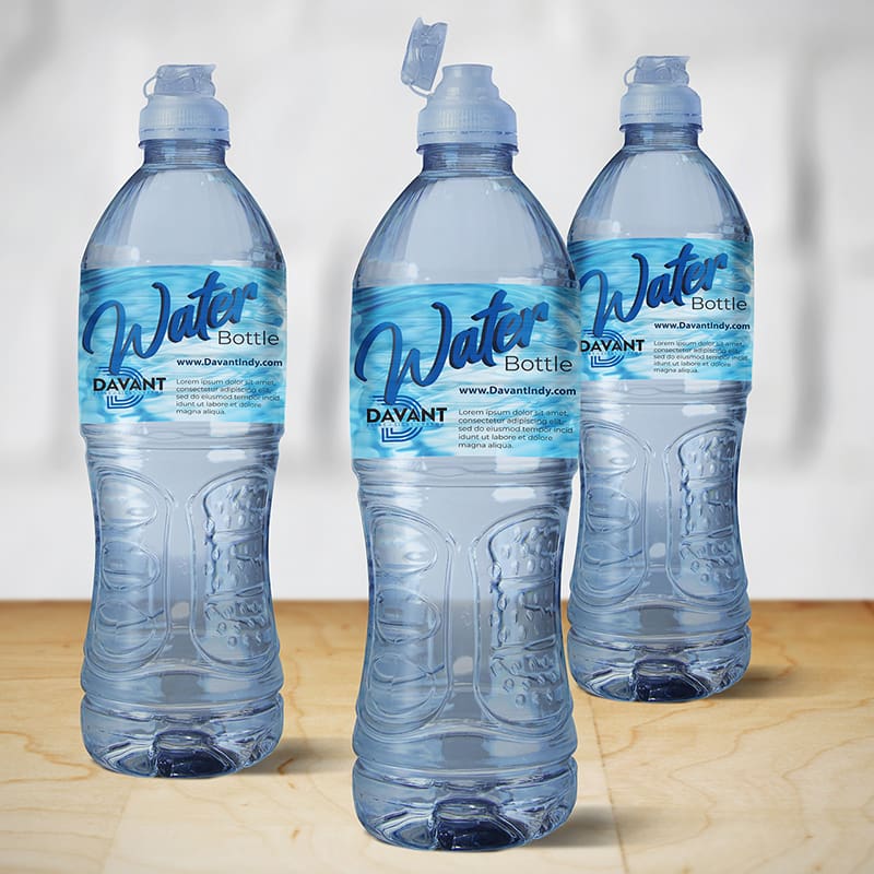 water bottle label designs by davant